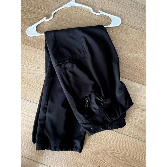 Cherokee iflex Women's 6-Pocket STRETCH Knit Waistband Cargo Scrub Pants Petite - Picture 2 of 4